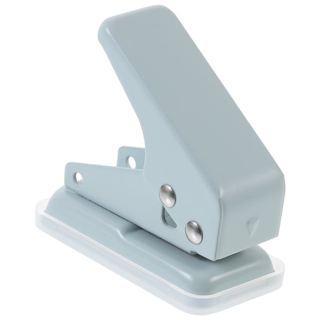 Phenofice Light Pressure Operation Hole Punch Sky Blue 1Set For Adults