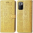 thumbnail image 4 of for Xiaomi Poco X3 GT (Not Poco X3) Cartoon Cute Wallet Case,Cat Dog Style Flip Phone Cover with ID Card Holder PU Leather Cases for Xiaomi Poco X3 GT MG Yellow, 4 of 13