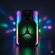 thumbnail image 5 of Bocina Bluetooth De 8″ Luces Led Recargable Con Asa Y Ruedas Radio Y Micrófono, 5 of 5