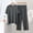 Dark Gray, variant on Womens Plus Size Modal Cotton Pajama Set Short Sleeve Crew Neck Wide Leg Soft Breathable Rose Print Khaki,Size XL