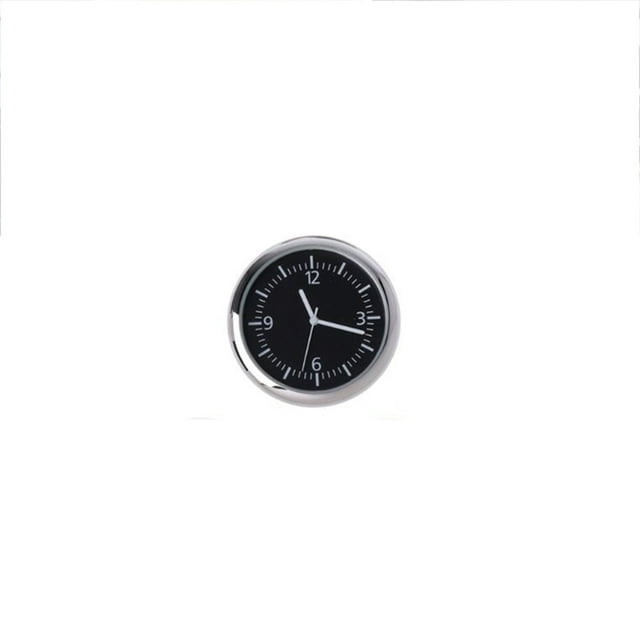 Sokhug Mini Car Clock Stick on Dashboard Luminous Tiny Vent Analog Clocks Small Pocket Clock Decorations Magnetic Motorcycle Clock Watch for Bike Boat Motorcycle Home Vehicle