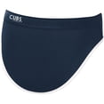 thumbnail image 3 of Women's G-III 4Her by Carl Banks Navy Chicago Cubs Southpaw Bikini Bottom, 3 of 3