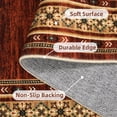 thumbnail image 3 of Washable 2x6 Hallway Runner Rugs, Soft Non Slip Kitchen Rug Carpet, Indoor Modern Geometric Rugs, Low Pile Throw Runner for Laundry Entryway Bathroom, Red, 3 of 8