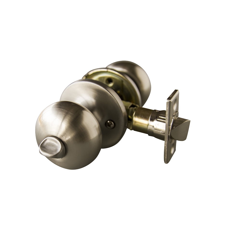 Satin Nickel Design House 727339 707339 Canton 6-Way Universal Privacy Door Knob Satin Nickel Design House 727339 707339 Canton 6-Way Universal Privacy Door Knob
