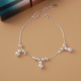 thumbnail image 2 of Pulsera chapada en plata para estudiantes que conserva el color, pulsera sencilla para mujer, joyería coreana de mariposa y estrella, regalo de moda, calabaza SL53, 2 of 2
