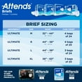 thumbnail image 6 of Attends Advanced Adult Incontinence Brief XL Heavy Absorbency Contoured, DDC40, Severe, 60 Ct, 6 of 10