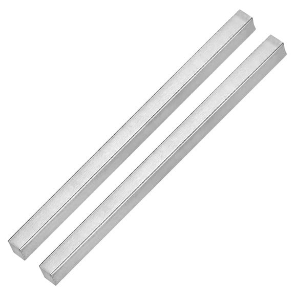 Uxcell 2-Pack Door Knob Spindle, 5 x 0.3 Inch/ 120 x 8 mm Door Knob Spindle Replacement Parts for Door Knobs [Silver Tone]