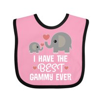Inktastic Best Gammy Ever Grandchild Boys or Girls Baby Bib