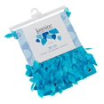 thumbnail image 2 of "Jasmine" Coupe Laisse Rideau de Douche en Tissu, 100% polyester avec Oeillets en Métal, Taille 70"x72", Couleur Bleu cyan, 2 of 2