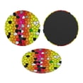 thumbnail image 2 of Xecao Colorful Tie Dye Stained Glass 1 for Fridge Magnets - Fun Decorative Refrigerator Magnets, Cute and Soft for Stylish Kitchen Accents, 2 of 5