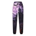 thumbnail image 5 of WXLWZYWL Womens Halloween Sweatpants Graphic Print Pants Drawstring Waist Joggers Casual Lounge Pants Athletic Workout Pants, 5 of 5