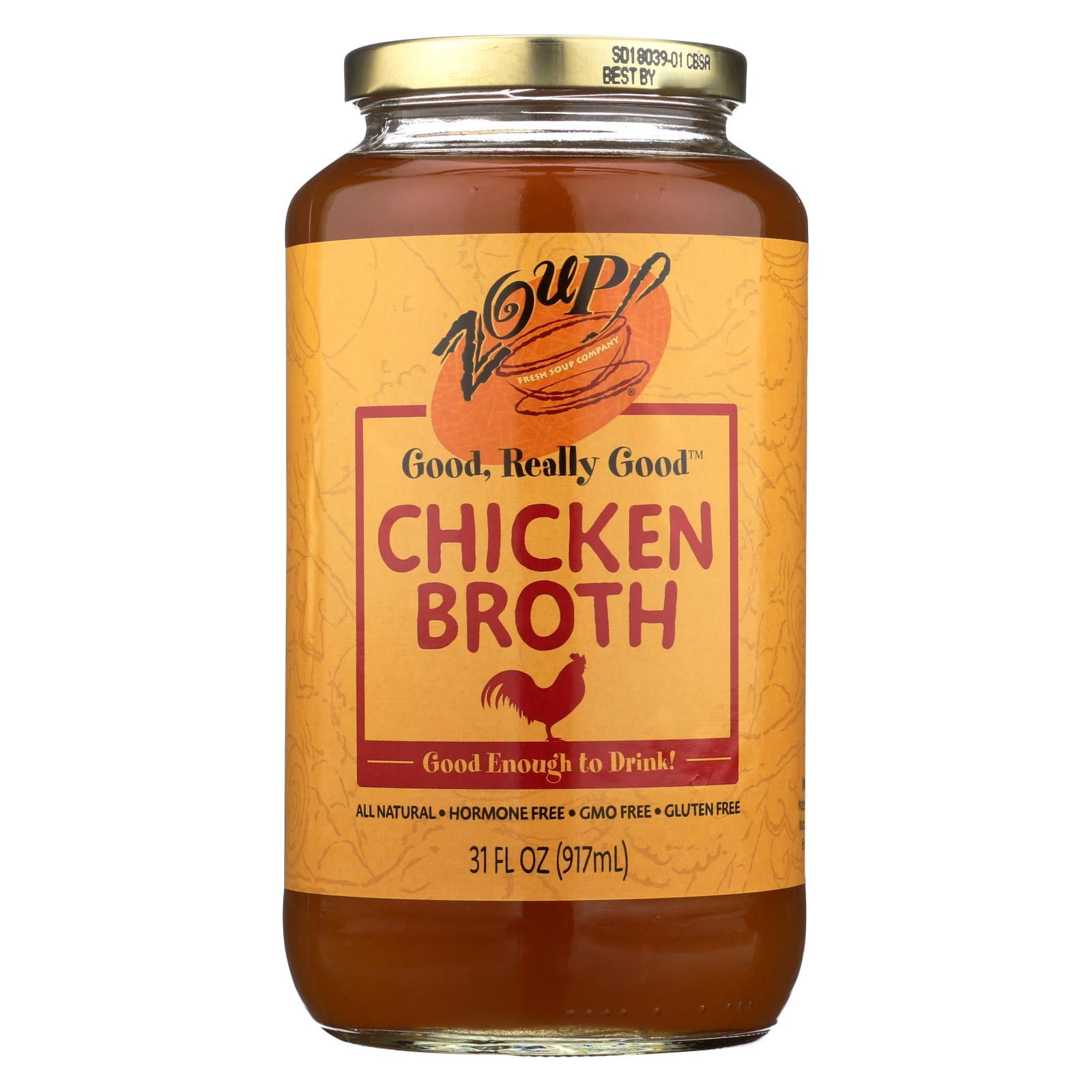 Zoup! Good, Really Good Bone Broth Chicken Case of 6 31 fl oz