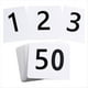 thumbnail image 1 of 50 Números de Mesa del 1 Al 50, Números de Mesa de 3,7 X 4 Pulgadas, Tarjetas de Números de Mesa de Doble Cara - para Restaurante de Recepción de Bodas, 1 of 5