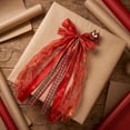 thumbnail image 7 of EWASWON Oversized Red Christmas Bow, 19.7" Large Velvet-Feel Hanging Decoration for Christmas Tree, Wreath, Wall & Doorway, 1 Pack, 7 of 7