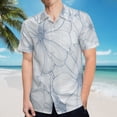 thumbnail image 5 of High Quality Hawaiian Shirts for Men Short Sleeve Aloha Beach Shirt Floral Summer Casual Button Down Shirts Blouses 7B448O, 5 of 7