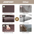 thumbnail image 6 of JONPONY Home Modern Comfort Reclining Chair,Elderly Single Rocker Sofa with Side Pocket for Bedroom Home Theater,Brown, 6 of 16