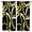 137cmX45cm, variant on Geometric Abstract Circle Modern Art Yellow Rod Pocket Short Curtain Half-Curtain For Home Kitchen Door Drape Cafe Small Window