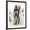 Brown Frame, variant on Art.com Husky Skiing Art Print by Fab Funky, 12" x 16"