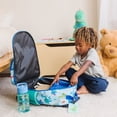 thumbnail image 3 of Wildkin Kids Rolling Luggage for Boys & Girls, Perfect for School & Overnight Travel, Carry-On Size (Dinosaur Land Blue), 3 of 7