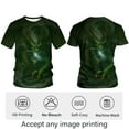 thumbnail image 3 of QTAGTESS Men's Chinese Dragon Graphic T-Shirt Anime Mythical Beast Tee Gothic Fantasy Creature Shirt, 3 of 7