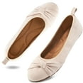thumbnail image 6 of Ablanczoom Womens Flats Shoes: Slip-on Ballet Loafers Women Sneakers Bowknot Suede, 6 of 7