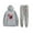 Gray, variant on Sydney Sweeney Hoodie Jogger Pant 2 Piece Set Casual Sweatshirt&Sweatpant Unisex Suit