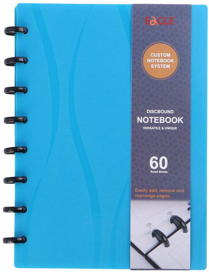 Eagle Discbound Notebook, Customizable Notebook, Junior Size, Poly