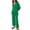 Green, variant on Ladies 2 Piece Pants Outfits Linen Sets for Women 2 Piece Women 2 Piece Outfits Oversized Loungewear Loose Slouchy Set Fall Sweatsuit Matching Sets New Arrivals