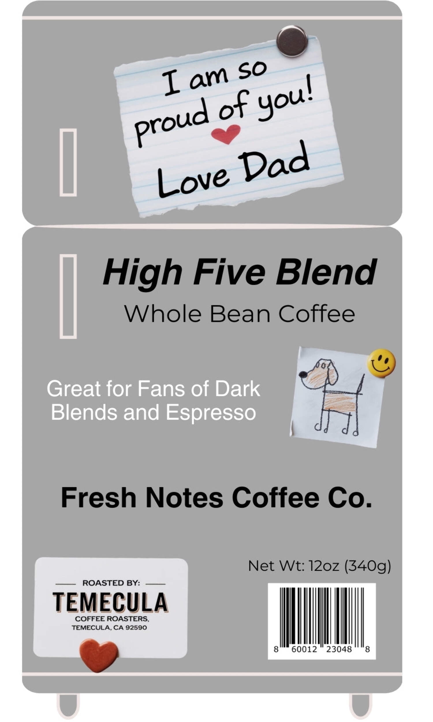 Fresh Notes Coffee Co. - Proud Dad Premium Whole Bean Coffee