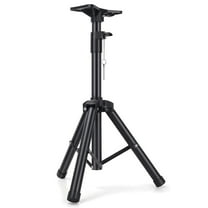 Speaker Tripod Stands,Adjustable PA DJ Short Tripod Stand Mini Speaker Stand Compatible Insert Safety Pin and Knob Tension