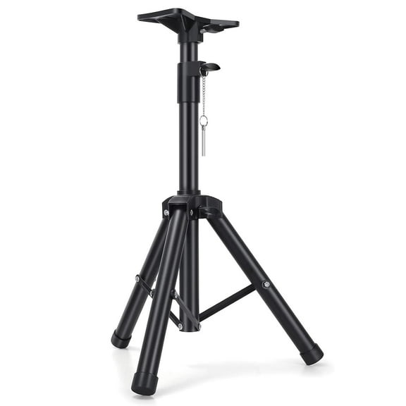 Speaker Tripod Stands,Adjustable PA DJ Short Tripod Stand Mini Speaker Stand Compatible Insert Safety Pin and Knob Tension