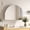 White-Arched, variant on Hironpal Triple Arched Medicine Cabinet,31" x 28" Wall Mounted Bathroom Mirror Cabinet,3 Doors,Metal Edge,Silver