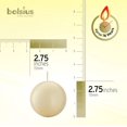 thumbnail image 2 of Bolsius Pack of 2 Ivory Ball Candles 2.75 Inch (70 mm.), 2 of 8
