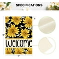 thumbnail image 5 of Sunflower Bee Spring Summer Garden Flag 12x18 Inch Double Sided Outside, Welcome Seasonal Yard Outdoor Flag, 5 of 6