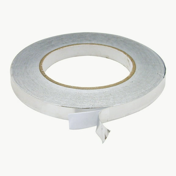 JVCC AF20 Aluminum Foil Tape [2 mil Linered]: 1/2 in. x 50 yds. (Silver)
