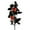 K, variant on Mini Black Pumpkin Arrangement Bouquet – Dark Style Halloween Table Decoration with Ghost Carvings for Home and Party Displays
