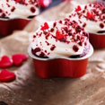 thumbnail image 2 of 100 piezas de moldes para pasteles y magdalenas con tapa y corazón rojo para el Día de San Valentín, 2 of 5