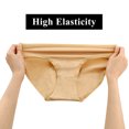 thumbnail image 6 of 5 Pack Womens Underwear,Hipster Cotton Underwear for Women Low Briefs Bikini Panties,Beige, 6 of 7