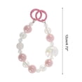 thumbnail image 3 of Unique Bargains 1 Pc Phone Charm Moon Cellphone Charm Light Pink Clear, 3 of 5