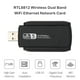 thumbnail image 3 of RTL8812 Wireless Dual Band 1200Mbps Tarjeta de red Adaptador Ethernet Receptor USB FLhrweasw Nuevo, 3 of 8