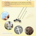 thumbnail image 4 of Motorcycle Urn Necklace Cremation Jewelry for Ashes Motorbike Necklace Pendent Stainless Steel Keepsake Memorial Urn Necklace for Men Women, 4 of 6