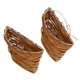 thumbnail image 5 of unbranded 2Ud Cesta De Rattan Ligero Tejido A Mano Para Plantas Y Colgantes, 5 of 8