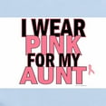thumbnail image 2 of CafePress - I Wear Pink For My Aunt 5 Infant Bodysuit - Baby Light Bodysuit, Size Newborn - 24 Months, 2 of 4