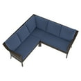 thumbnail image 4 of HOMETRENDS Belmont 4-Piece Patio Sectional Set, 4 of 7