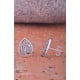 thumbnail image 4 of Aretes Árbol de la Vida con Forma de Gota para Mujer en Plata Esterlina, 4 of 6