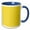 Blue/White, variant on 3drose, Image of Sample of Yellow Sunshine Bright New 2022 Color, 11oz Magic Transforming Mug