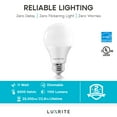 thumbnail image 6 of Luxrite A19 Dimmable LED Light Bulb 11W=75W Equivalent 5000K Bright White, 1100 Lumens E26, 12-Pack, 6 of 8