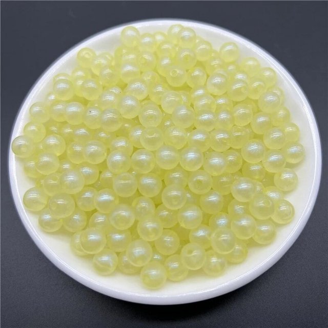 6mm 8mm 10mm Acrylic Spacer Beads Mermaid Round Shape Beads For Jewelry Making DIY Charms Bracelets Necklac Accessories