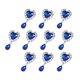 thumbnail image 2 of 10x Adornos de plano Botones de diamantes de imitación de corazón Pegamento en adornos Artesanías Diamantes de imitación de plano para, 2 of 7