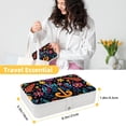 thumbnail image 5 of Peace Portable PU Leather Organizer Box with Removable Compartment for Jewelry Display and Storage - Jewelry Boxes Included, 5 of 6